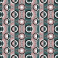 Abstract stitch seamless geometric polka dots circle pattern for wrapping paper and kids clothes print and fabrics