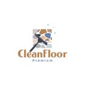 Abstract stone floor and wall clean logo symbol icon vector graphic design illustration idea creative