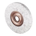 Abstract stone and metal round shaped detail