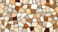 Abstract Stone Mosaic Pattern with Irregular Shapes and Earth Tones for Royalty Free Stock Photo