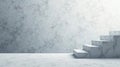 Abstract stone steps against a textured wall a minimalist composition for design and architectural inspiration. Generative AI Royalty Free Stock Photo