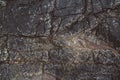 Abstract stone texture from waves erode, nature background. Top view. Copy space. Can use as banner.