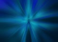 Abstract strange glowing blurry figure reminding aura lights in blue shades