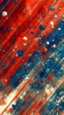 Abstract Streaks in Teal and Red with Dynamic Movement Pattern, created using generative AI tools Royalty Free Stock Photo