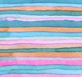 Abstract strip watercolor painted background Royalty Free Stock Photo