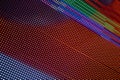 Abstract stripe multi color digital monitor background