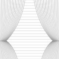 Abstract striped background. Window curtains