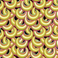 Abstract striped seamless pattern. Bubble ornamental background Royalty Free Stock Photo