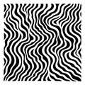 Abstract striped textured background, optical illusion. Lines tile vector illustration. Royalty Free Stock Photo