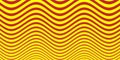 Abstract stripes red yellow optical art wave line background. Vector illustration