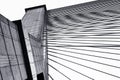 Abstract structural of bridge detail Royalty Free Stock Photo