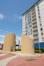 Abstract structures on Virginia Beach Boardwalk