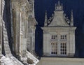 Abstract study of roof and windows Royalty Free Stock Photo