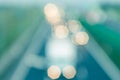 Abstract style - Defocused Vintage highway lights