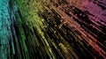 Abstract style electric pixel particle of musical sound in digital theme. AIG53.