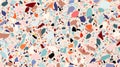 Multicolored Speckled Tile Pattern Inspired By Minimalist Illustrator