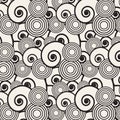 Abstract stylish background .Seamless Japanese pattern .Vector s