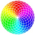 Abstract Stylized Rainbow Wheel