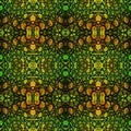 Abstract stylized seamless pattern of reptile skin