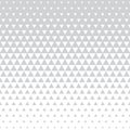 Abstract subtle geometric hipster fashion design print halftone triangle pattern Royalty Free Stock Photo