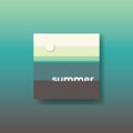 Abstract summer background vector illustration. Earth palette ground colors. Royalty Free Stock Photo