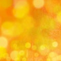 Abstract summer background with yellow bokeh. Royalty Free Stock Photo