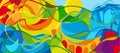 Rio Olympics Game Sports abstract wallpaper poster banner modern design template brochure cover