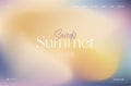 Abstract summer purple and yellow gradient mesh background. Sandy smooth soft colored wave vector illustration For Wallpaper,