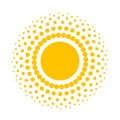 Abstract sun icon