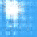 Abstract Sun in the sky Halftone Background Royalty Free Stock Photo