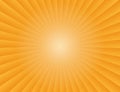 Abstract sunbeams gradient rays in orange background Royalty Free Stock Photo
