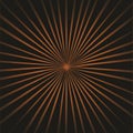 Abstract Sunburst, Dark Brown Radiating Lines Royalty Free Stock Photo