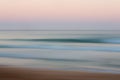 Abstract sunrise ocean background with blurred panning motion Royalty Free Stock Photo