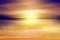 Abstract sunset over ocean Royalty Free Stock Photo