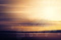 Abstract sunset over ocean Royalty Free Stock Photo