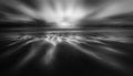 Abstract Sunset, Perran Sands, North Cornwall Royalty Free Stock Photo