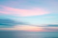 Abstract sunset sky and ocean nature background. Royalty Free Stock Photo