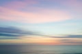 Abstract Sunset Sky And Ocean Nature Background.