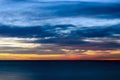 Abstract sunset. Very long exposure. Royalty Free Stock Photo