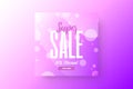 Abstract super sale vector banner design template. Special offer 30% discount social media promotion illustration layout. Royalty Free Stock Photo