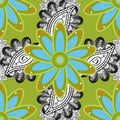 Colour Summer Theme seamless pattern Background