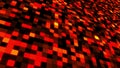 Abstract surface from color mosaic. Computer generated technology background. 3D rendering of square blocks.