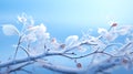 Abstract Surreal Background With Winter Fantasy Colors.Design Of An Advertising Project.