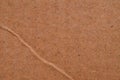 Abstract Sustainable Material Background: Macro View of Corrugated Brown Cardboard Royalty Free Stock Photo