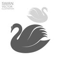 Abstract swan Royalty Free Stock Photo