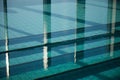Abstract swimming pool background with turquise water
