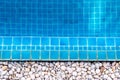 Abstract Swimming Pool Floor Tiles and Mable Paving, Flooring Textured and Decorative Design of Poolside. Beautiful of Tile Royalty Free Stock Photo