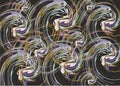 Abstract swirl background -colorful splashes for textiles or fabrics