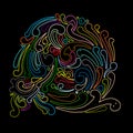 Abstract swirl background for your design Royalty Free Stock Photo