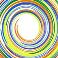 Abstract swirl glossy rainbow colors vector backgr